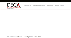 Desktop Screenshot of decarealty.com