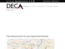 Tablet Screenshot of decarealty.com